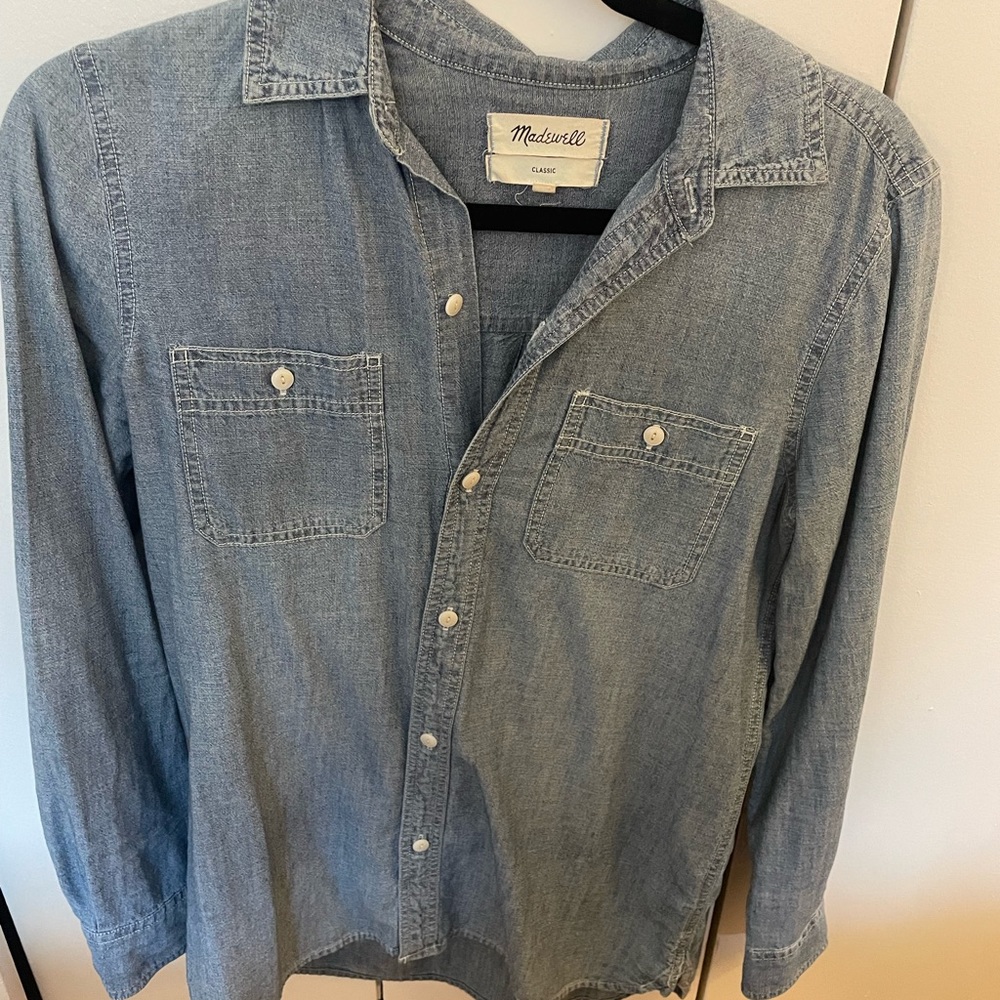 Madewell denim shirt